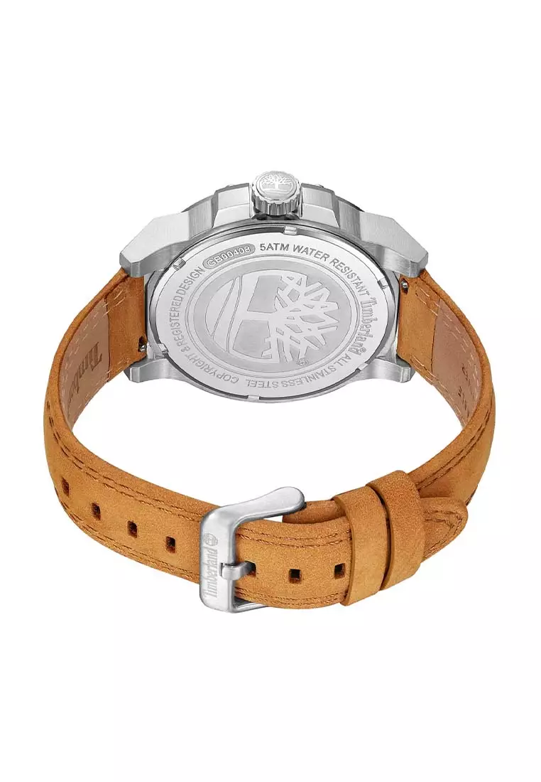 Men's Canfield Brown Leather Analog Watch TBL-TDWGB0040802