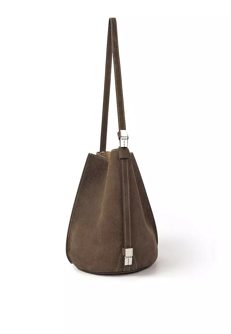 ORUKAMI Flat Hook Convertible Bucket Tote - Cacao