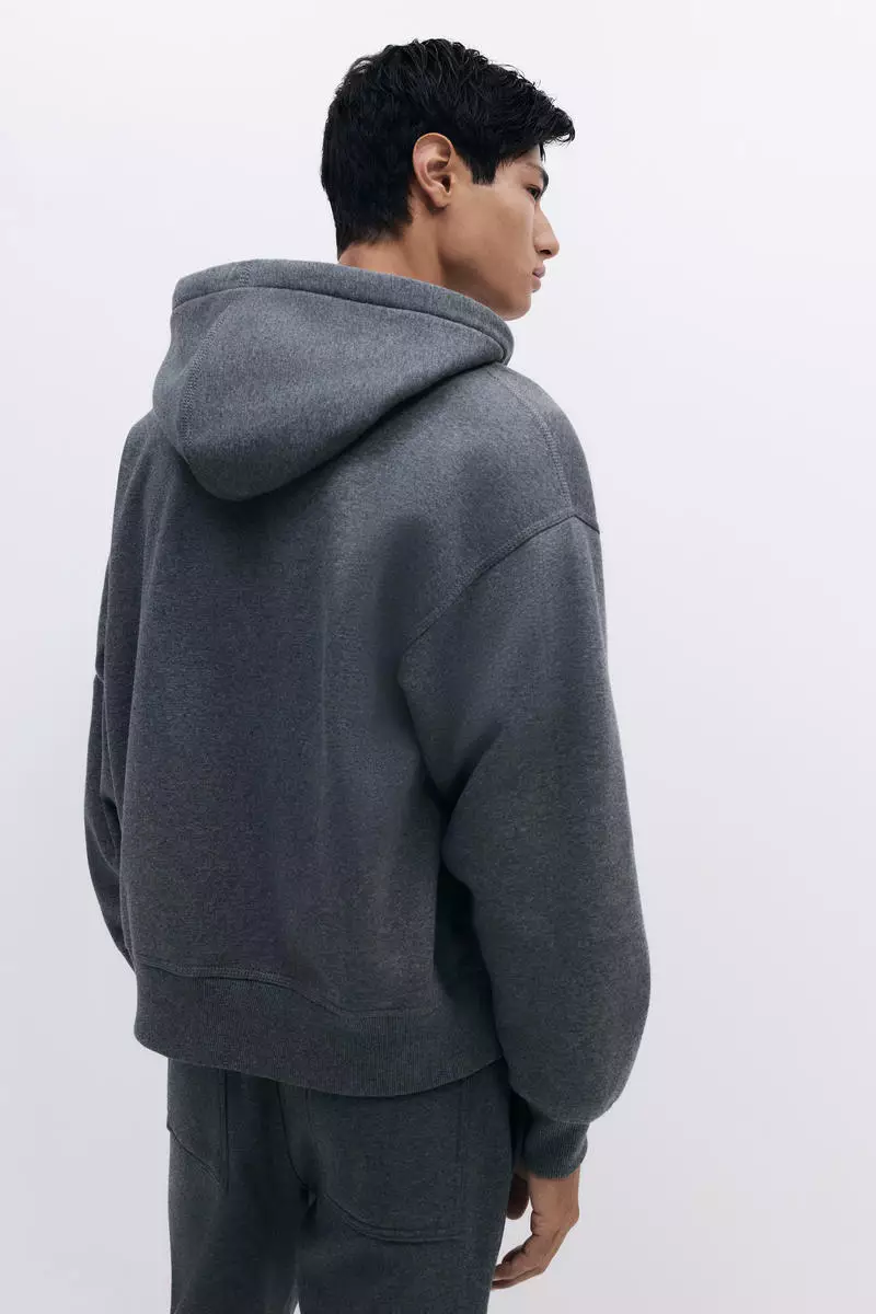 Oversized Fit Zip-through hoodie