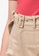 JUST G beige Belted Utility Trousers 91E38AA19B5C79GS_5