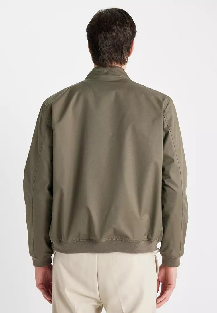 Stand Collar Slim Jacket