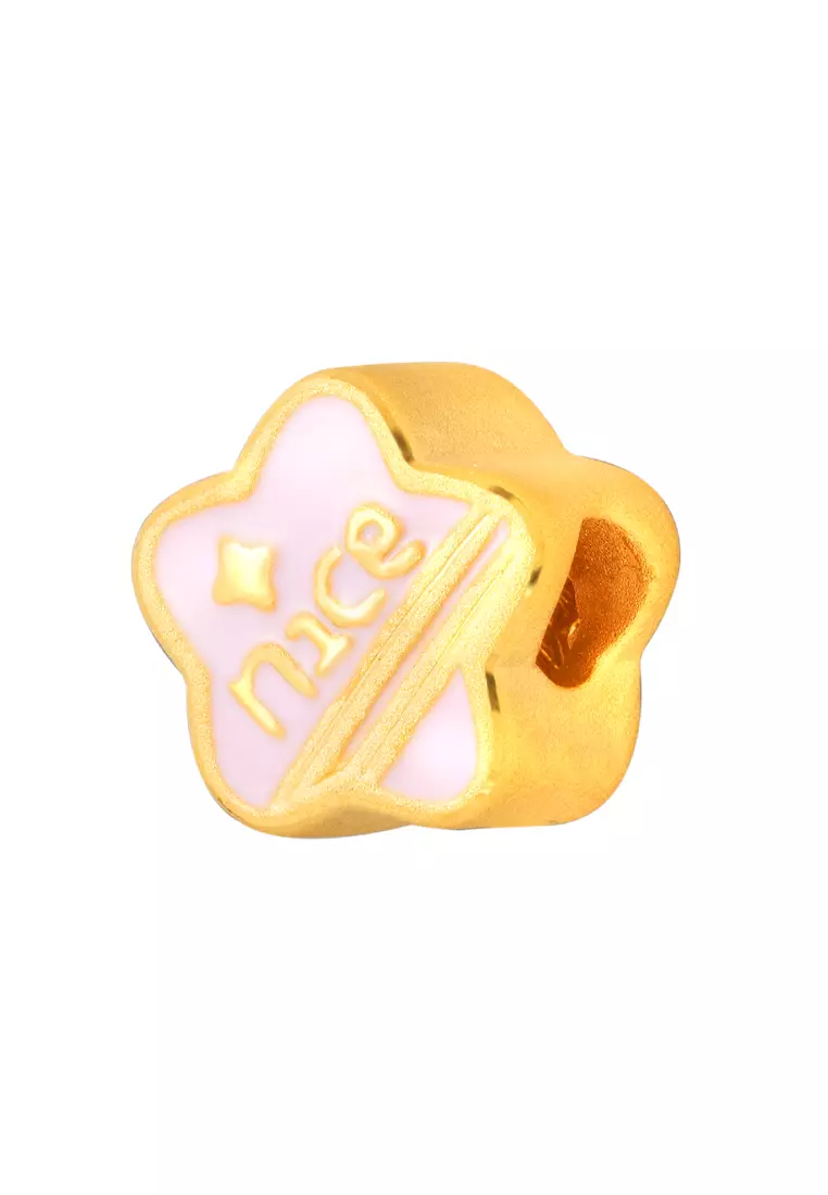 TOMEI [Online Exclusive] Nice Star Charm, Yellow Gold 999
