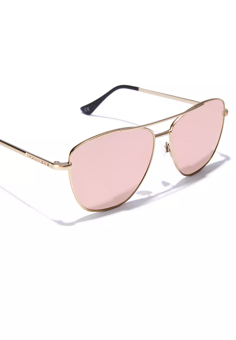 HAWKERS Rose Gold LAX Sunglasses for Men and Women. UV400 Protection. Official Product Designed in Spain