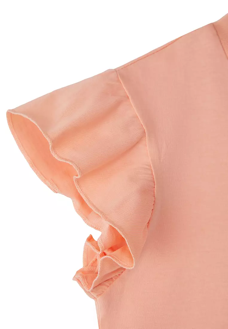 Pack of 2 Ruffle Short Sleeves T-Shirt