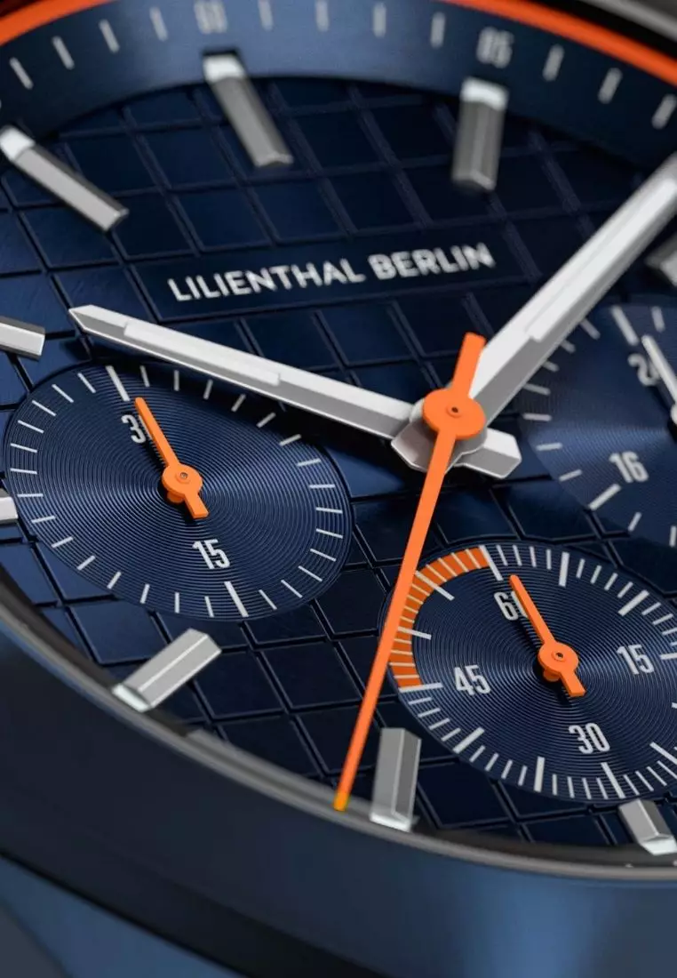 Octachrono Blue Orange - Mesh Strap