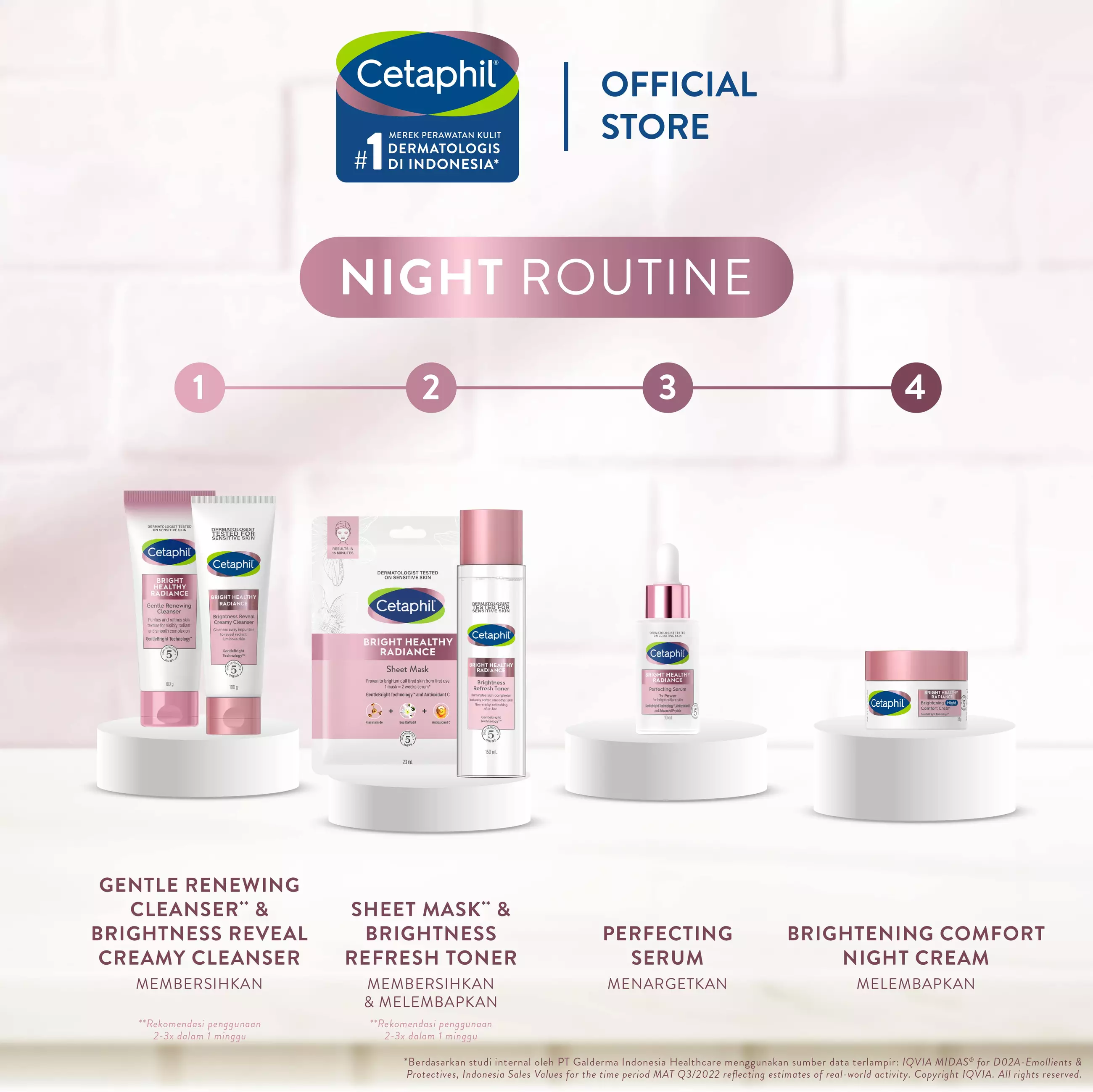 Cetaphil Bright Healthy Radiance Instant Radiance Mask 23ml x 3pcs