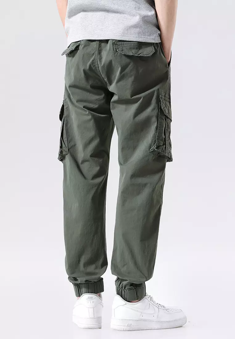 機能風口袋工裝長褲 GJL695