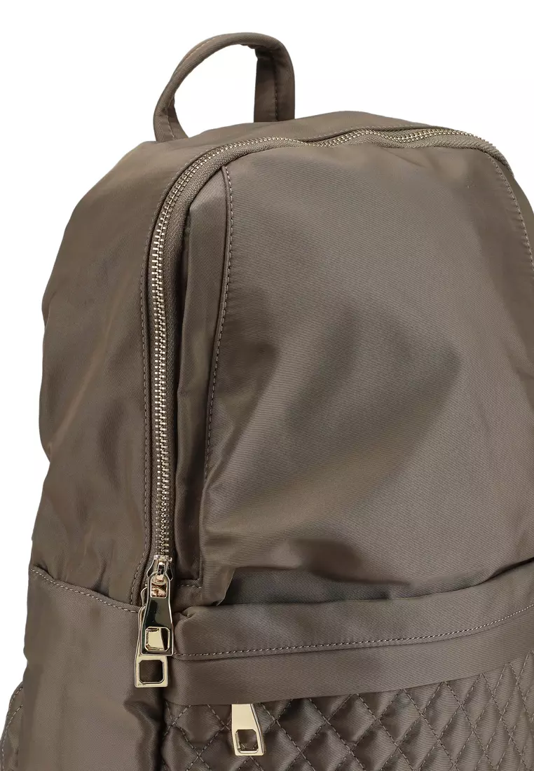 Quilted Nylon Backpack