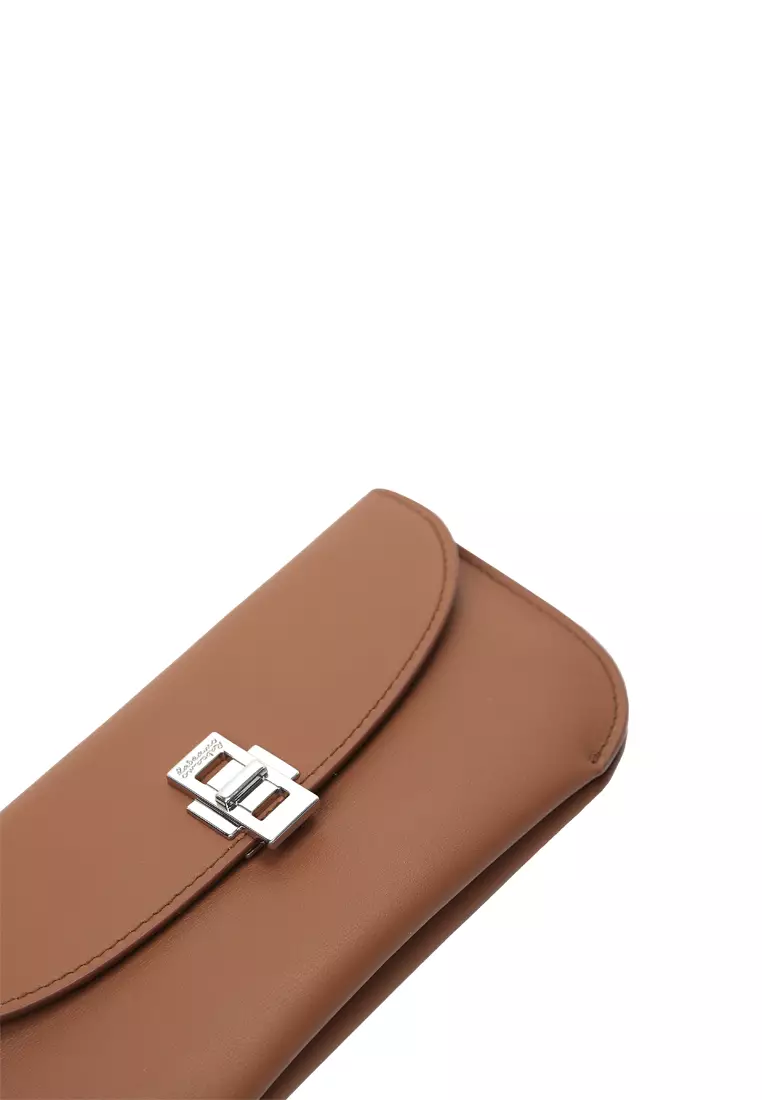 Turn-Lock Pouch - Caramel