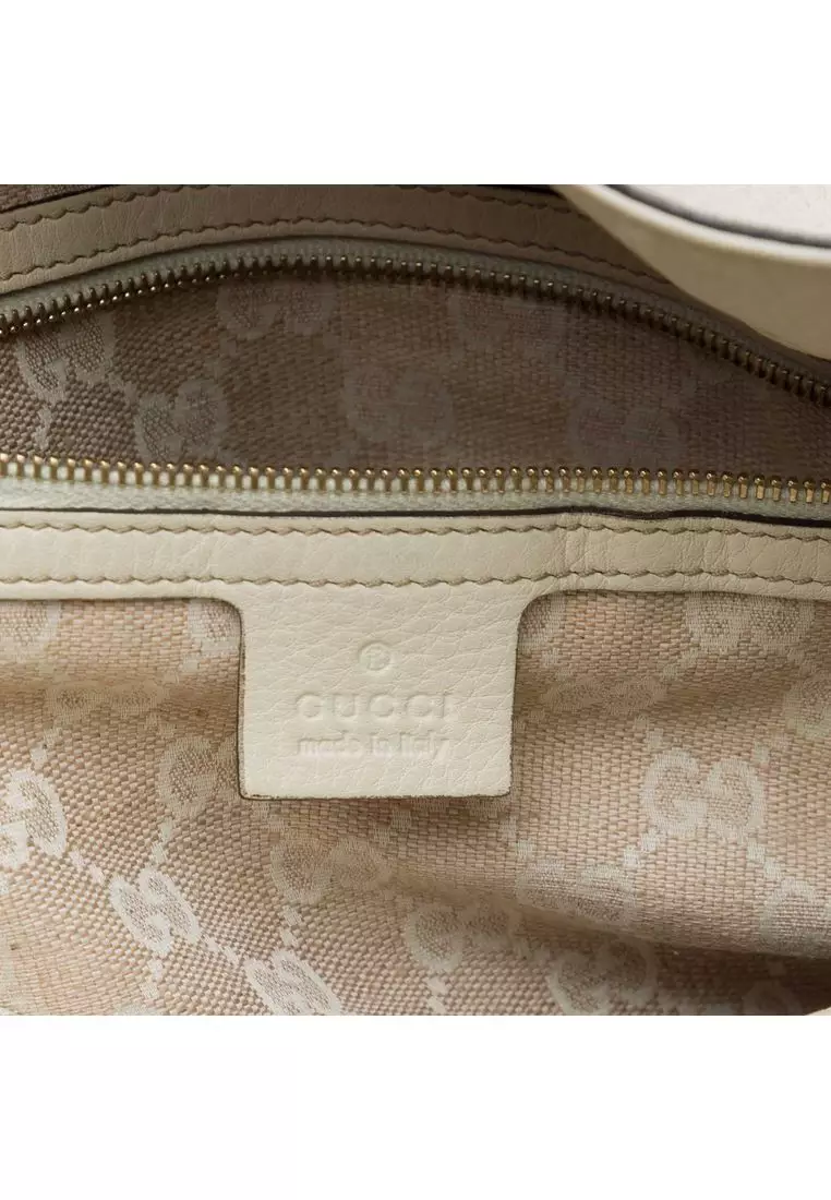 Pre-Loved Gucci Calfskin Bamboo Diana Satchel