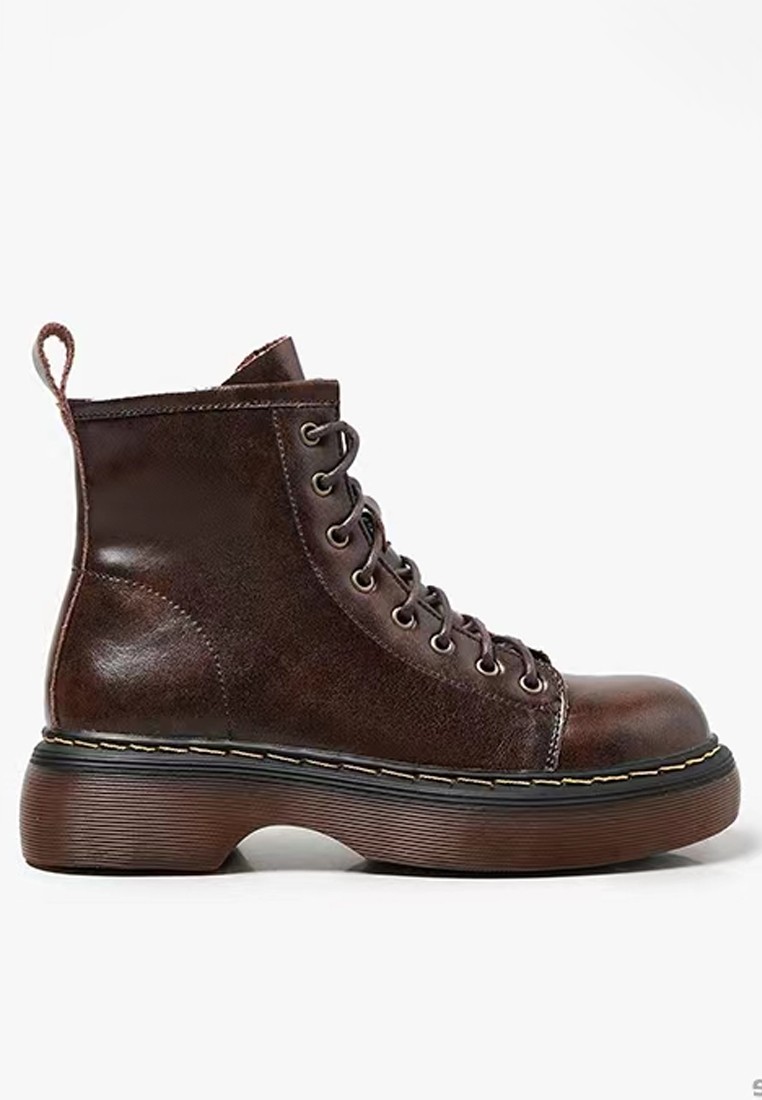 5CM Platform Leather Martin Boots MZ79526