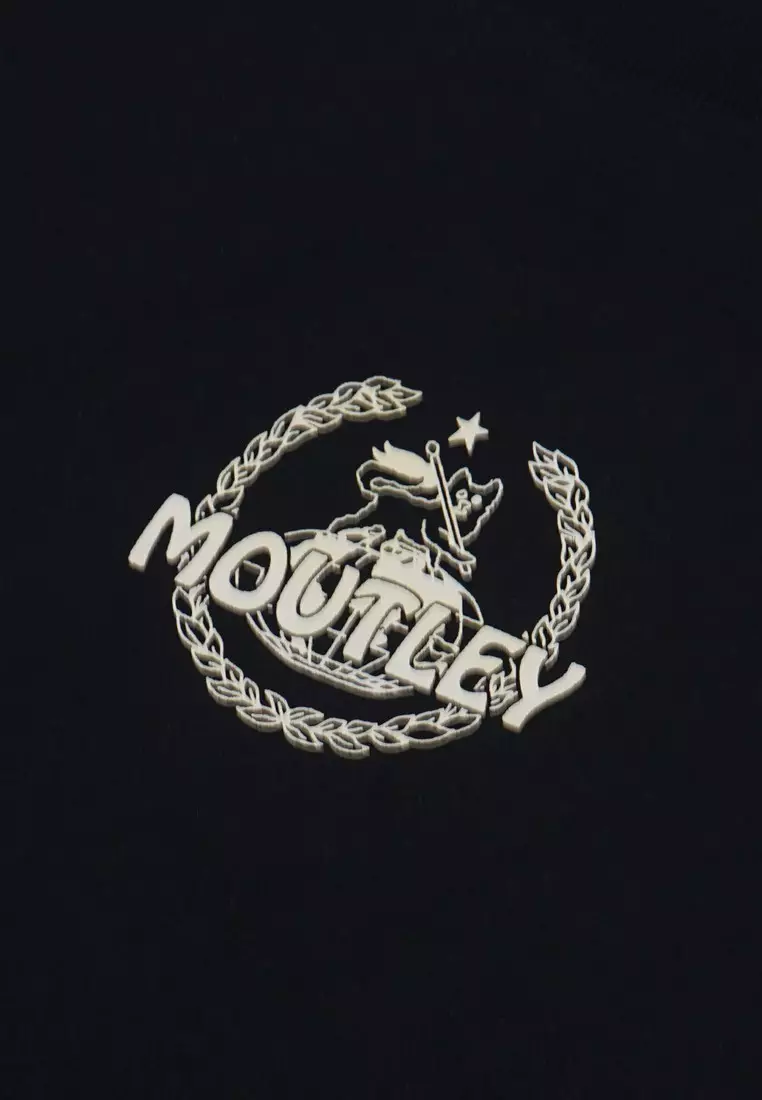 Moutley Men's T-Shirt Short Sleeve Oversized Fit Cotton Nation 051224