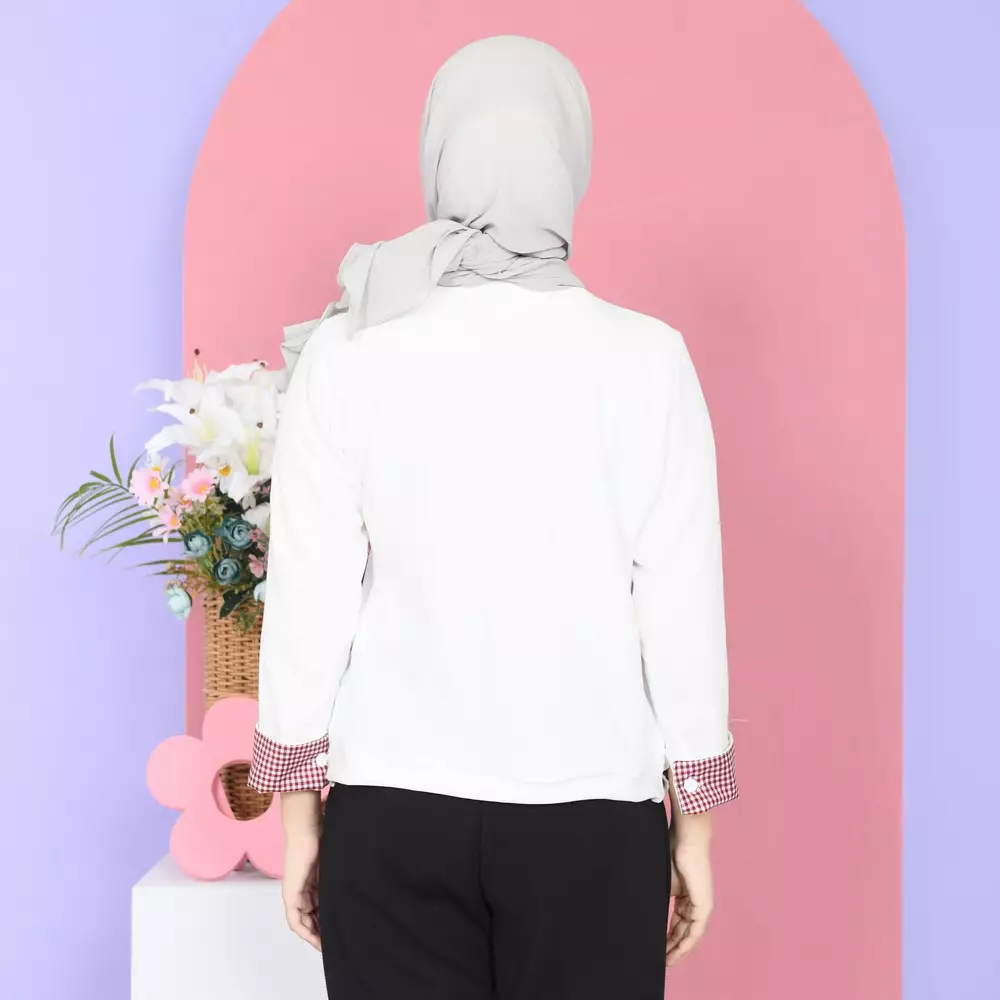 Listy Cardigan Knit - Broken White M19625 R34S2