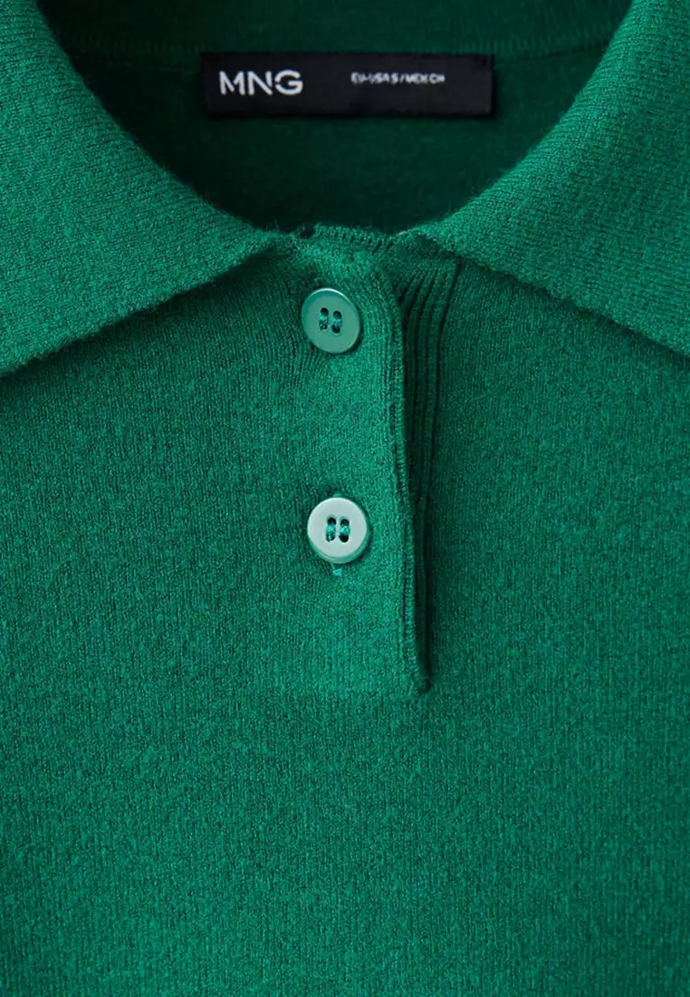 Buy Mango Knitted Polo-Neck Sweater 2026 Online | ZALORA Philippines