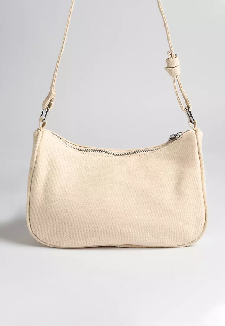 Violet Denim Hobo Bag