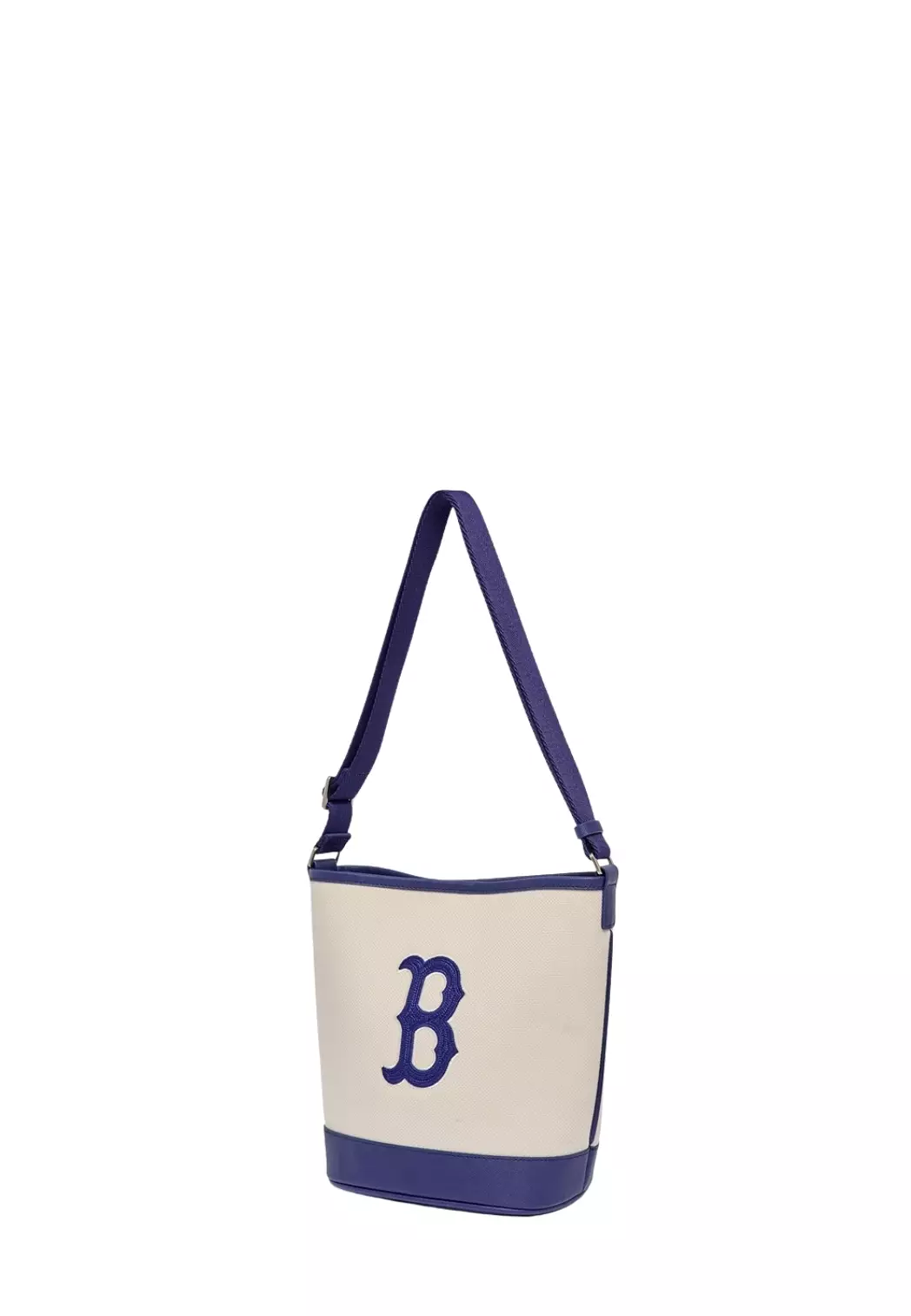 MLB Monogram DIA Jacquard Bucket Bag Boston Red Sox D.Beige