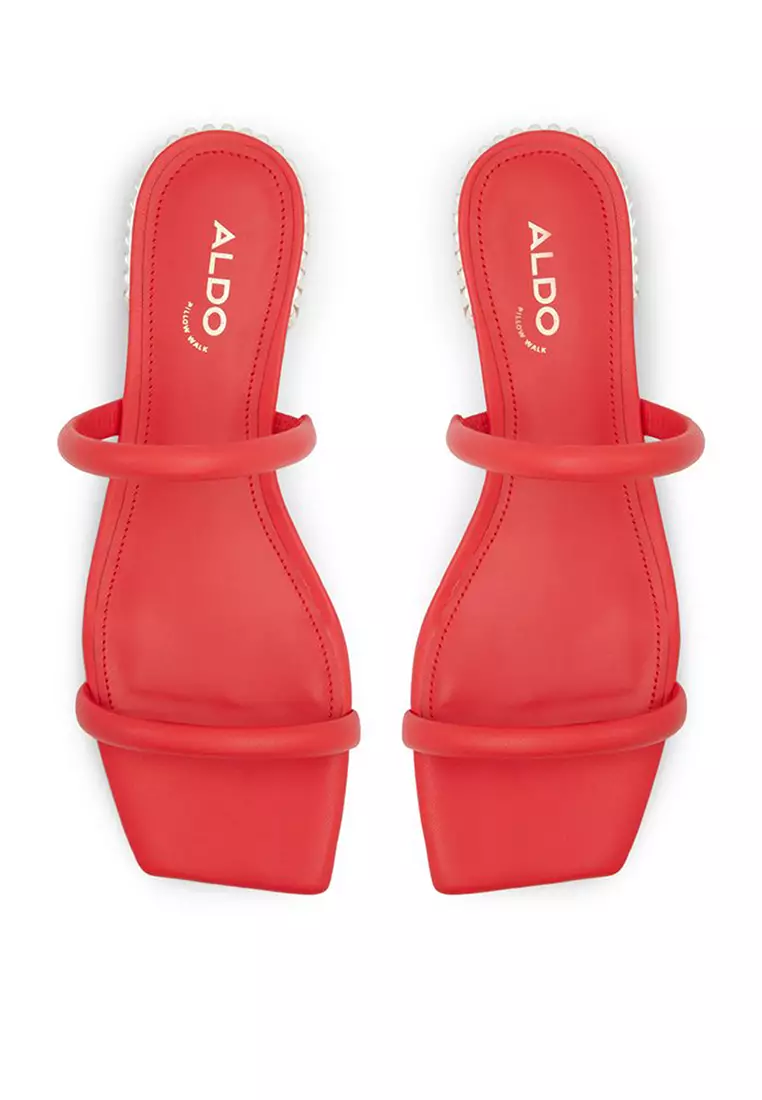 Red 2025 sandals aldo