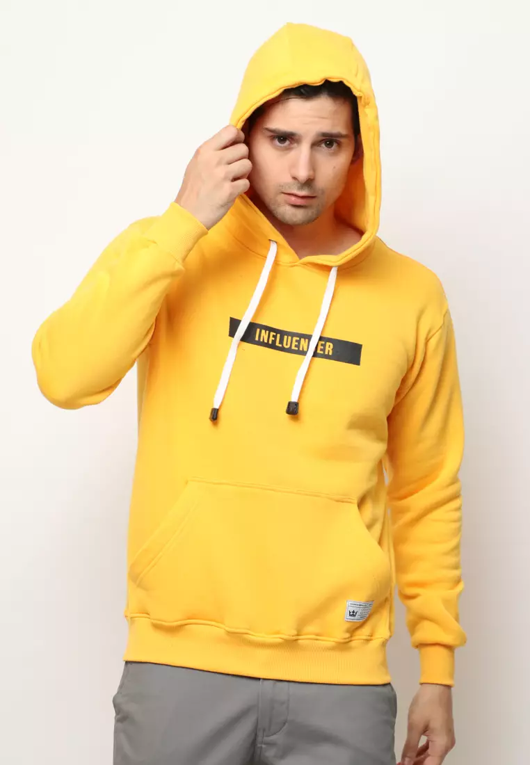 HOODIE 0163-INFLUENCER-YLW NEW