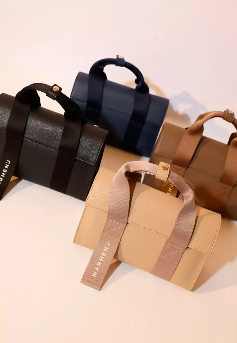 LUDY Vegan Leather Crossbody Bag Sand Beige