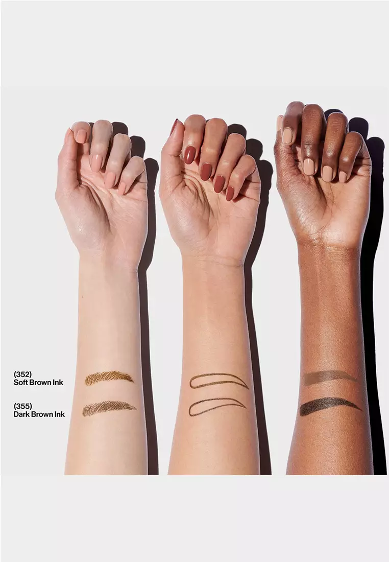 Revlon ColorStay™ Semi-Permanent Brow Ink 3-Day Wear, Waterproof, Smudge-proof, Transfer-proof Dark Brown