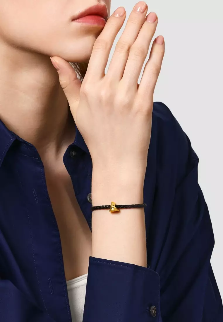 999 Gold Harry Potter Wizard Hat Charm for Women & Men 92752C [Bracelet not included]