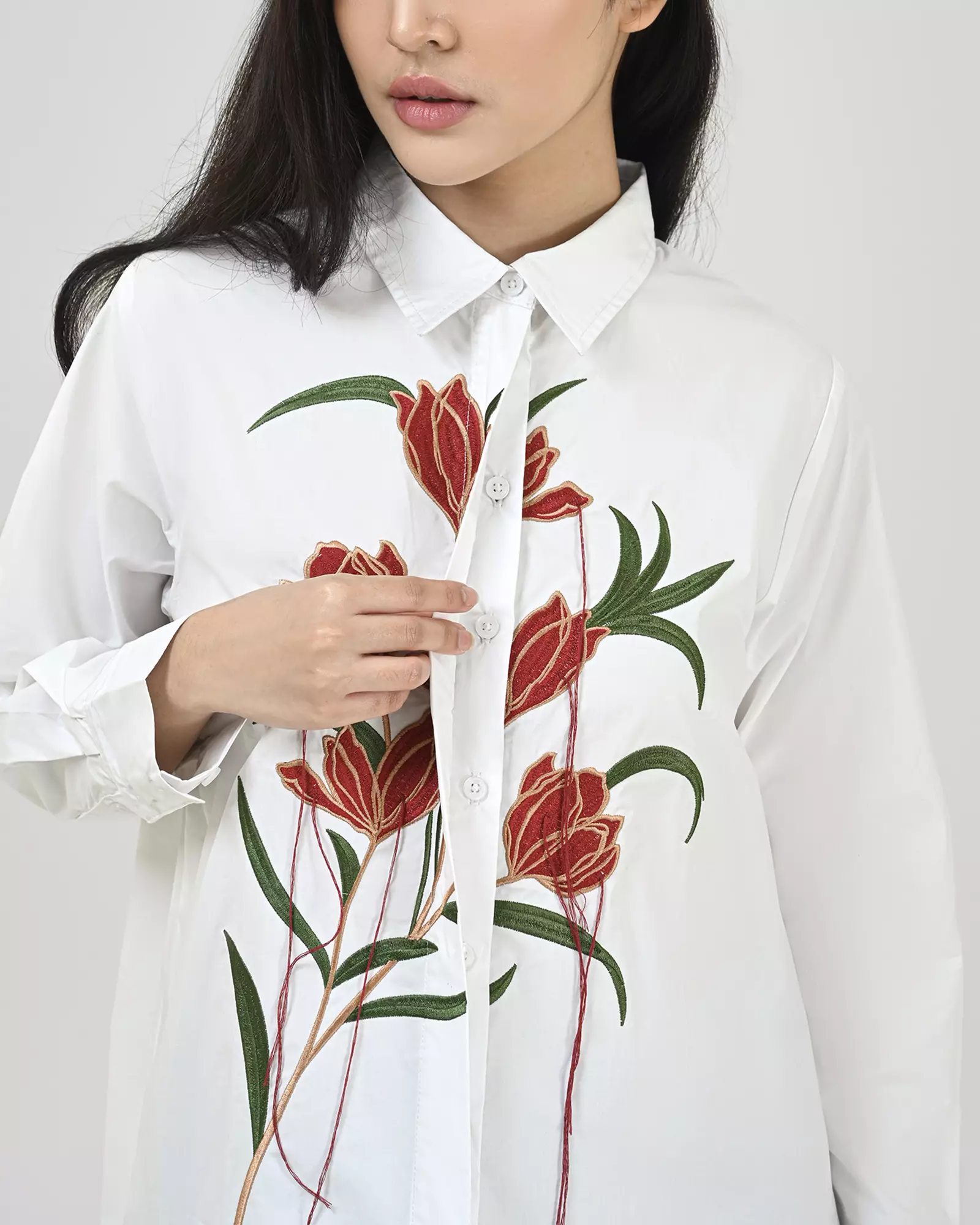 Geulis.id ELPHY SHIRT - Brokenwhite