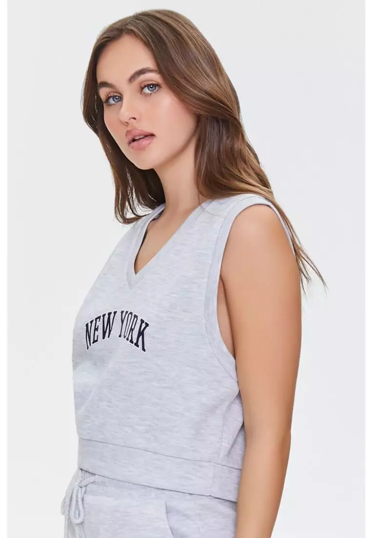 Buy FOREVER 21 New York Graphic Tank Top 2024 Online