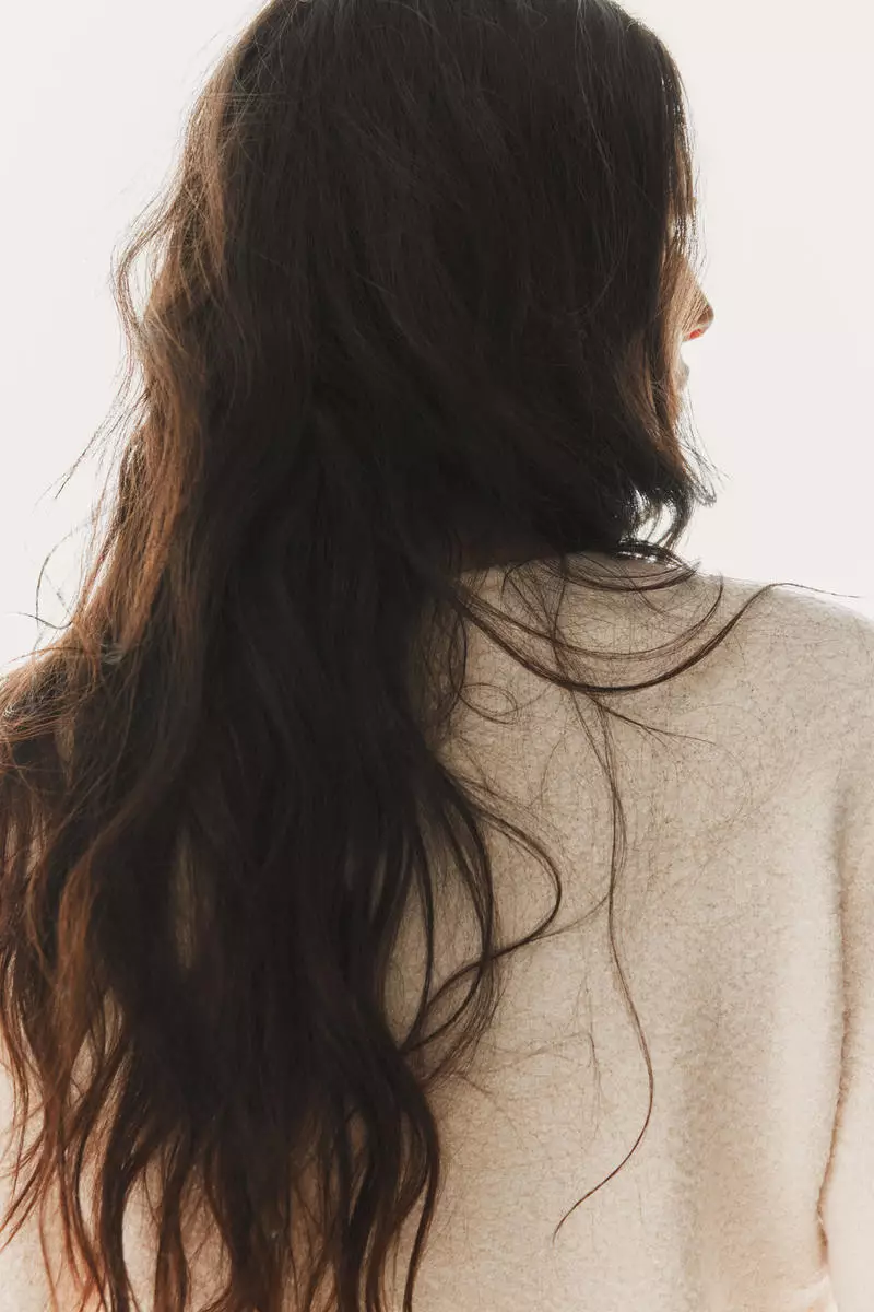 Bouclé-knit cardigan