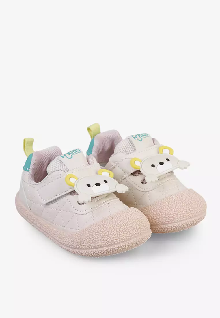 Sepatu Sneakers Tali Anak Bayi Pre Walker Baby Unisex A.Koala in Pink