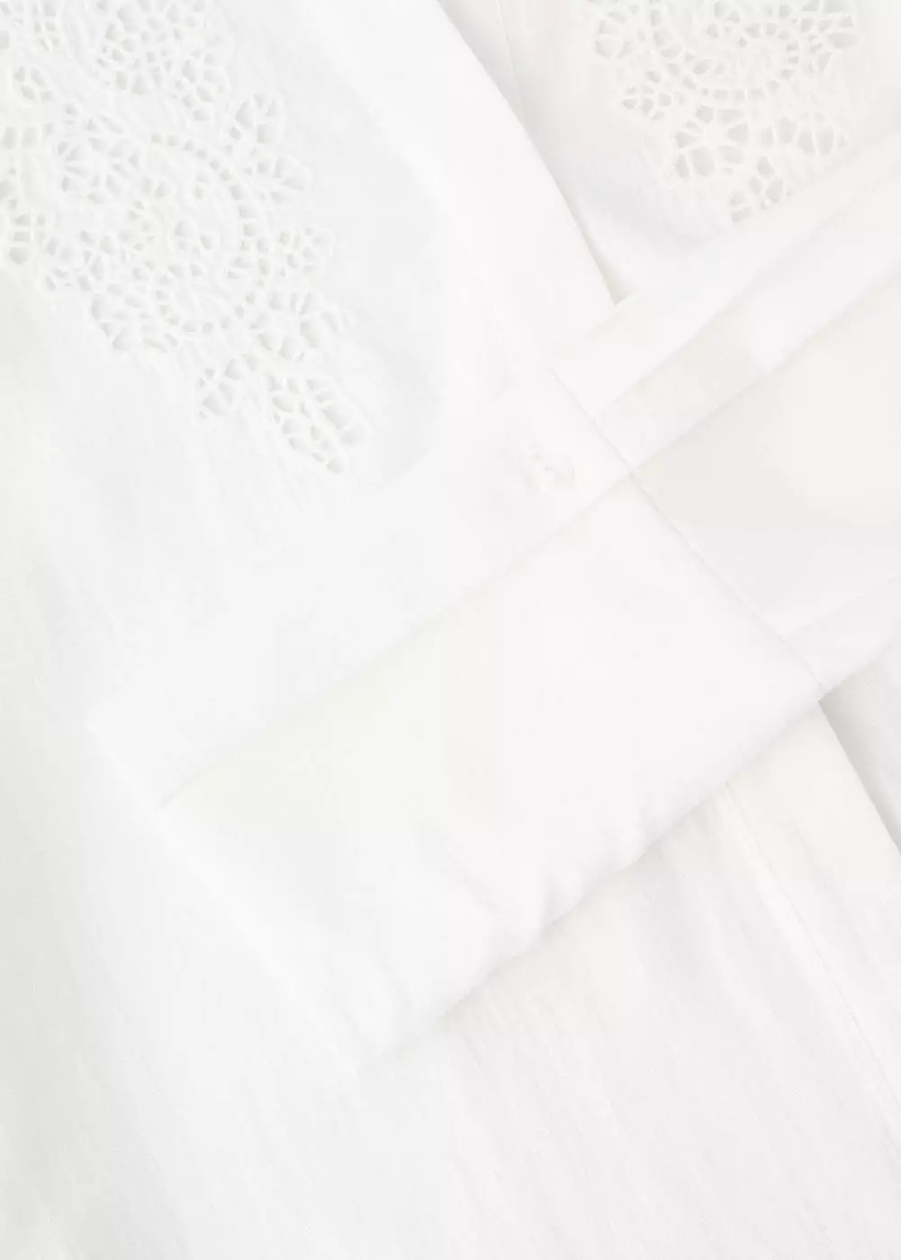 Kemeja openwork bordiran