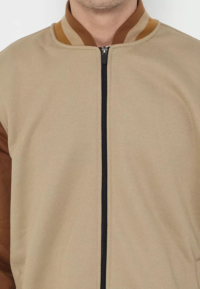 Jacket Cvc D&F Khaki Mix Brown