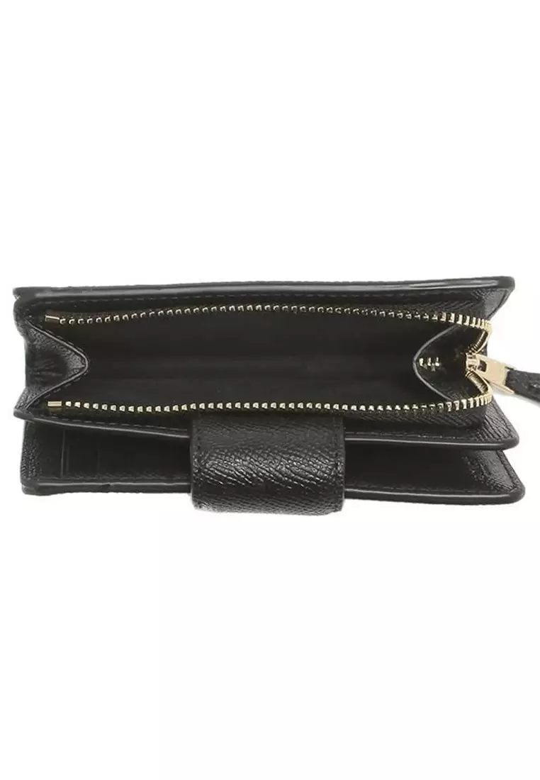 Medium Corner Zip Wallet 6390 Black
