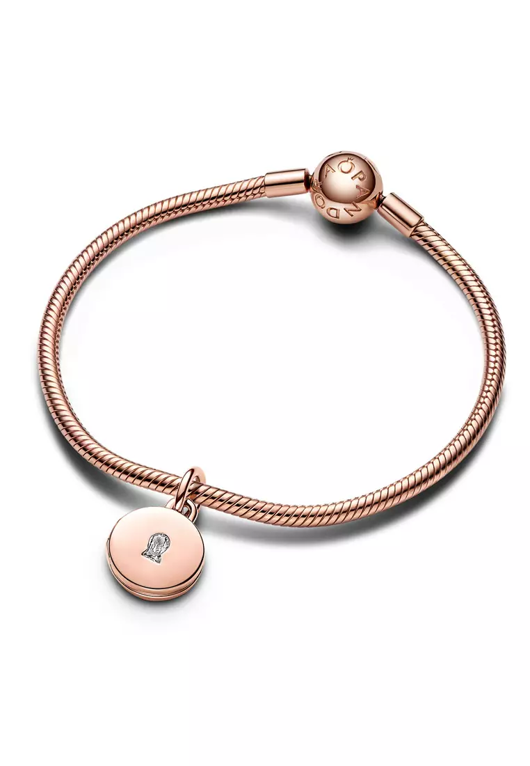 Openable & Engravable Love Locket Dangle Charm