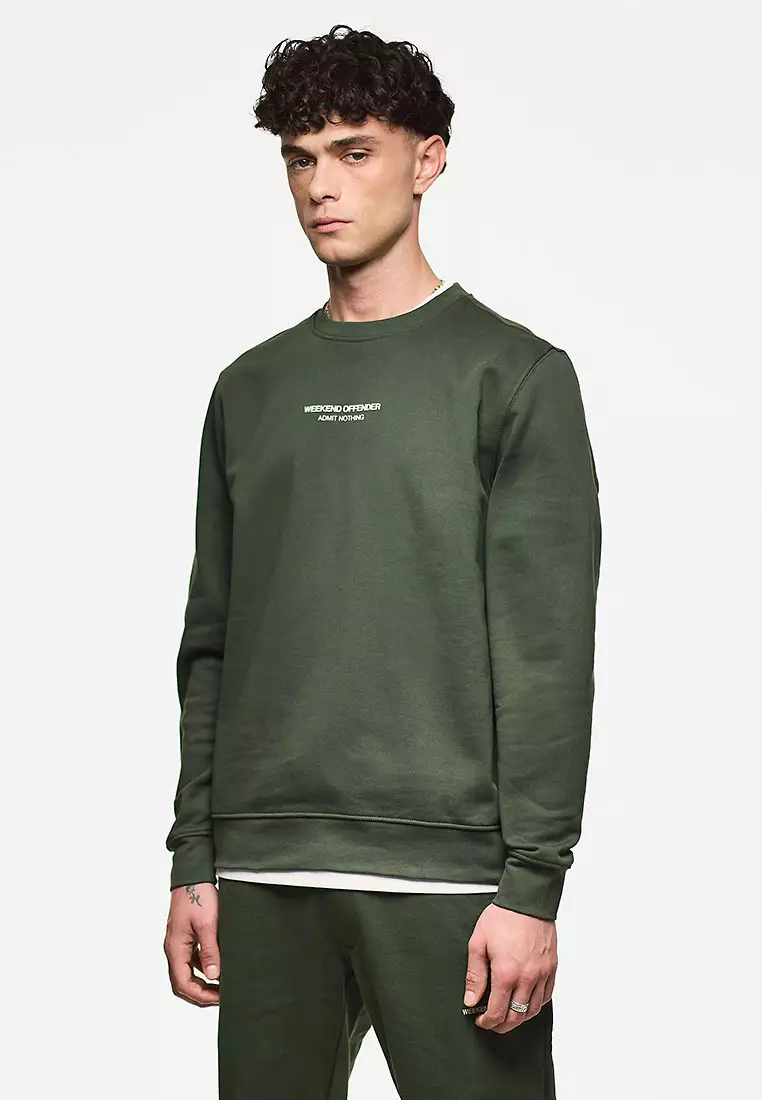 MENS BLACK FOREST/CALCIUM RAVAL WOAN SWEATSHIRT