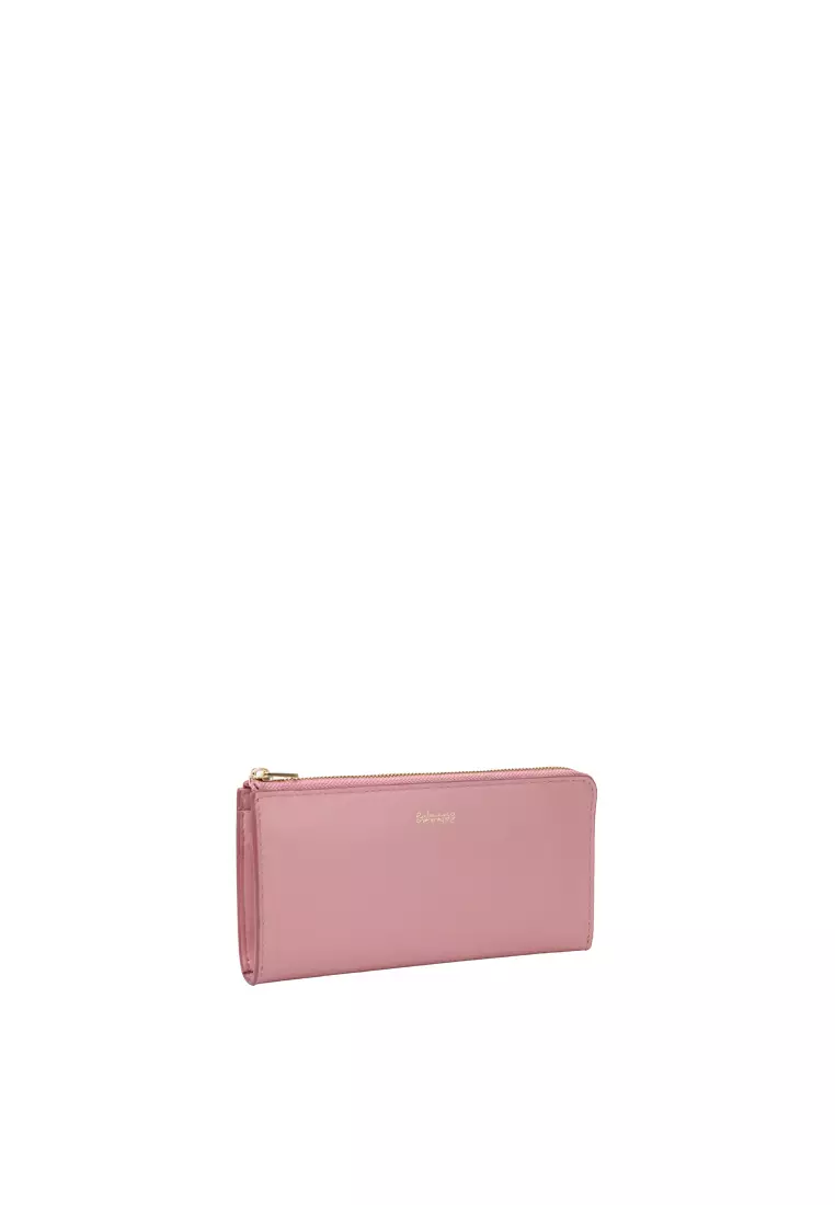 L-Zip Long Wallet - Candy Pink