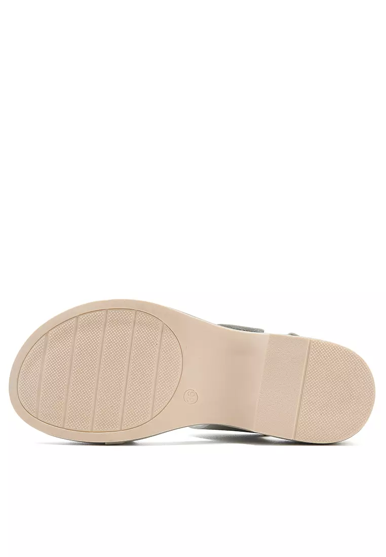 4.5CM Ankle Strap Wedge Sandals ALM222-1