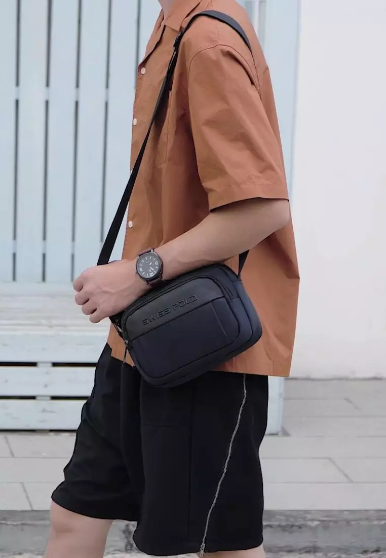 Men's Sling Bag / Crossbody Bag - Blue