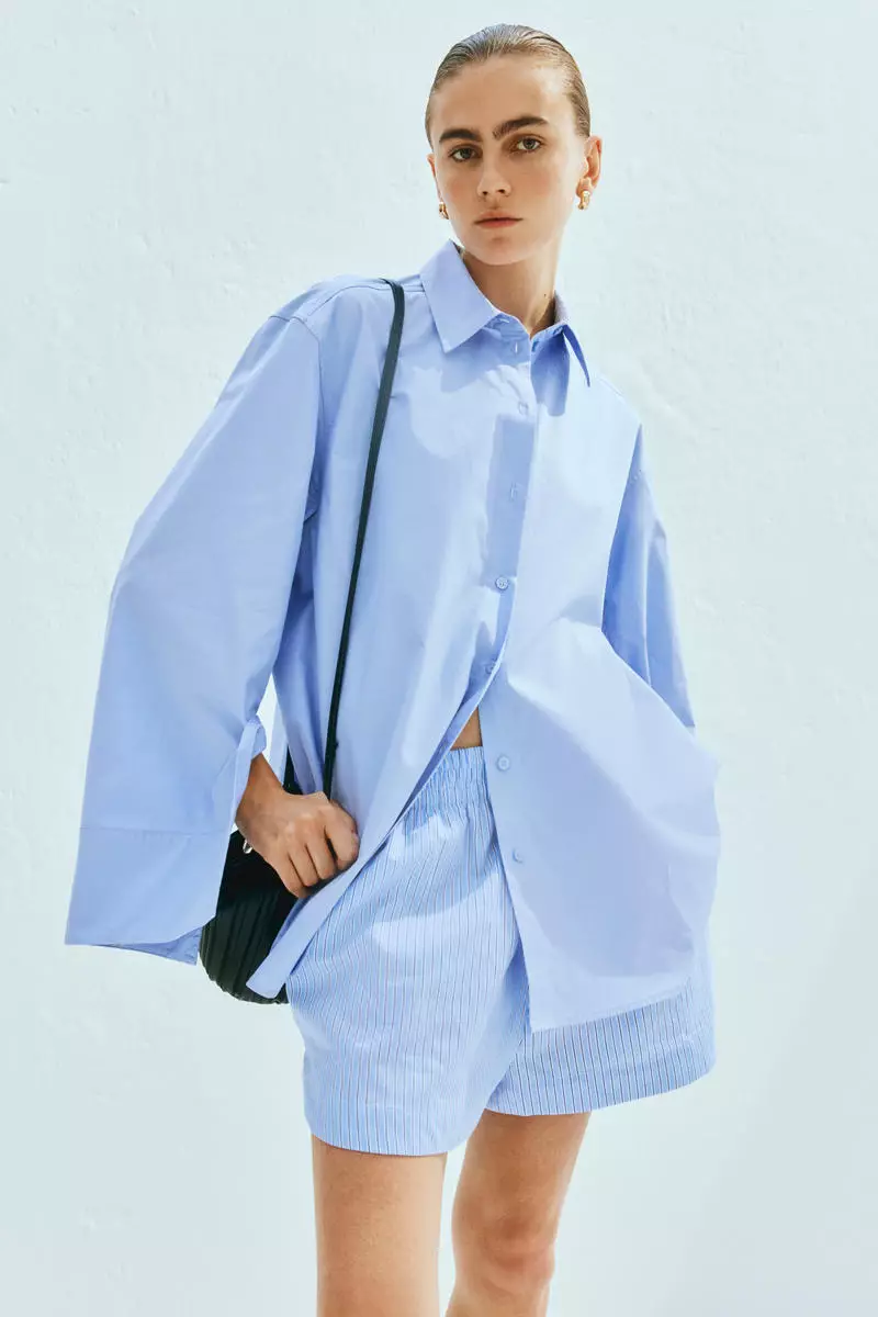 Poplin shorts