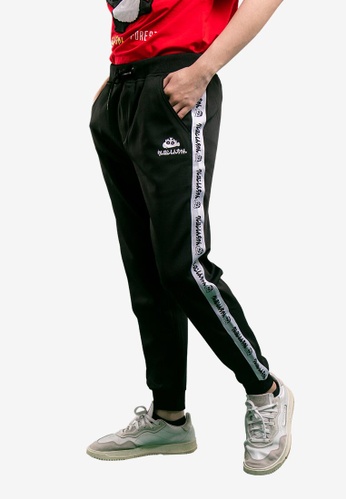 FOREST black Forest X Shinchan Taping And Premium Printed Logo Jogger Pants - FC10000-01Black 28AEBAAABED2BFGS_1