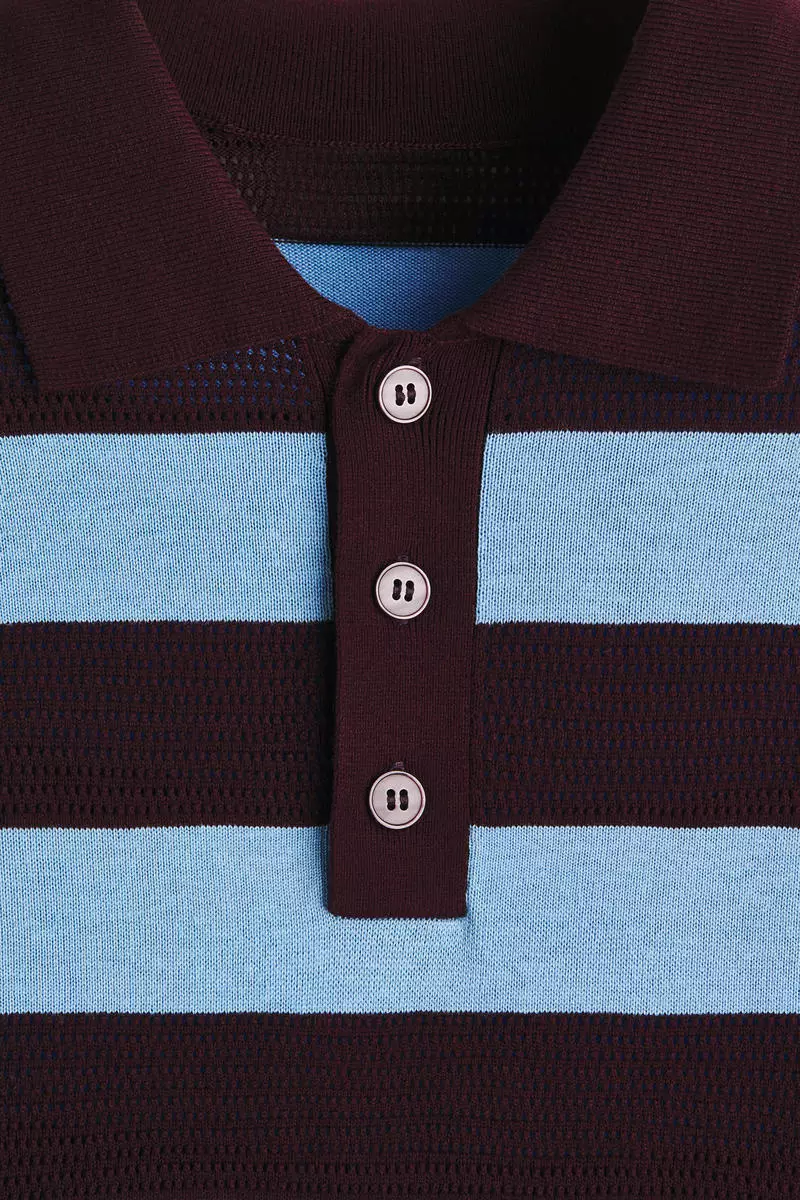 Regular Fit Fine-knit polo shirt