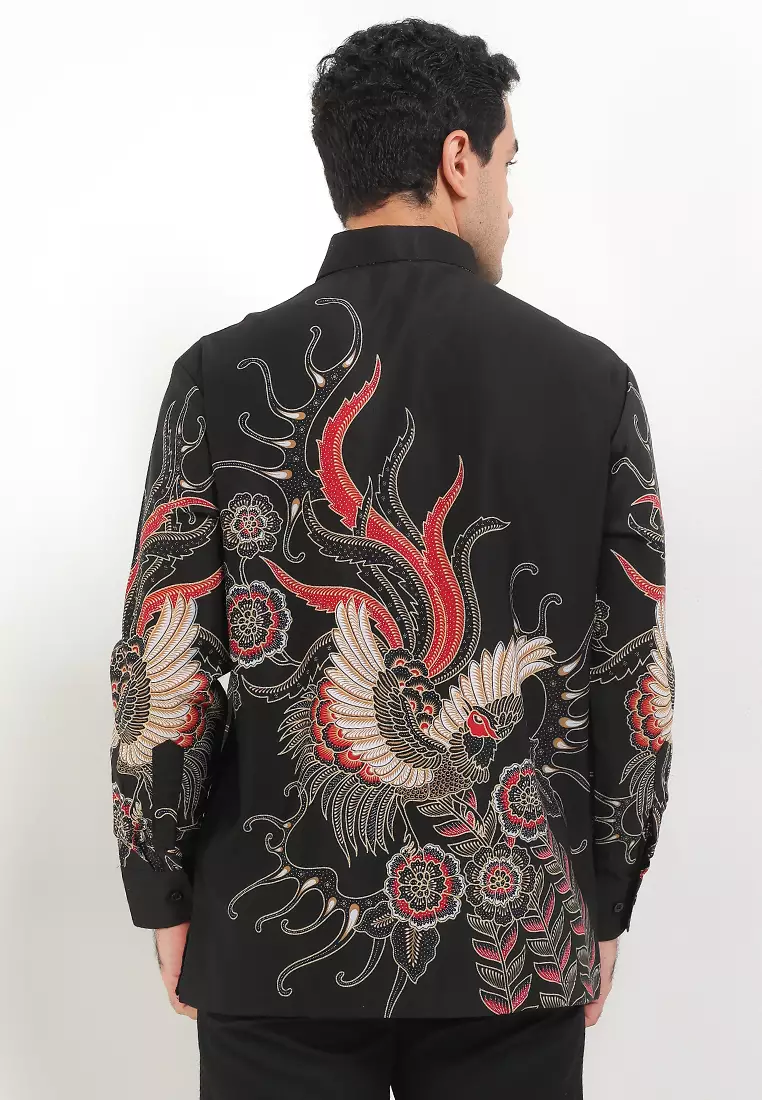 Kemeja Regular Fit Batik Manuk