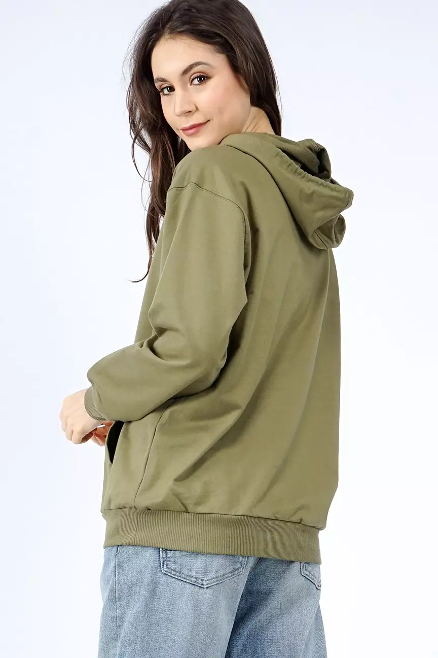 Sweater Wanita Meita Army