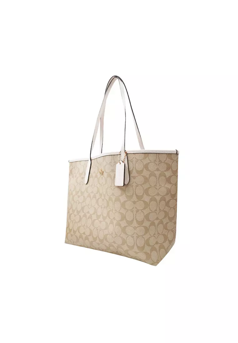 Coach large discount city zip tote