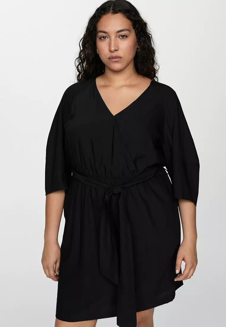 網上選購 Mango Bow Wrap Dress 2025 系列 | ZALORA香港