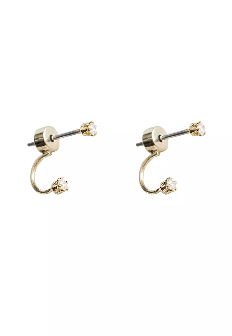 Drop back earrings hot sale