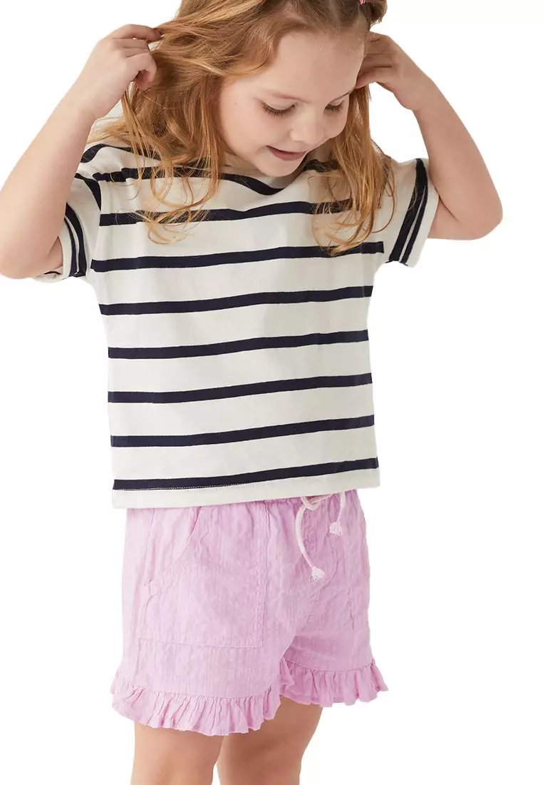 M&S Cotton Lilac Leggings, 2-3 Years