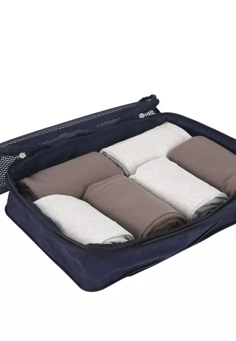 Crossing Waterproof Ripstop Nylon Compression Packing Cube M - Navy
