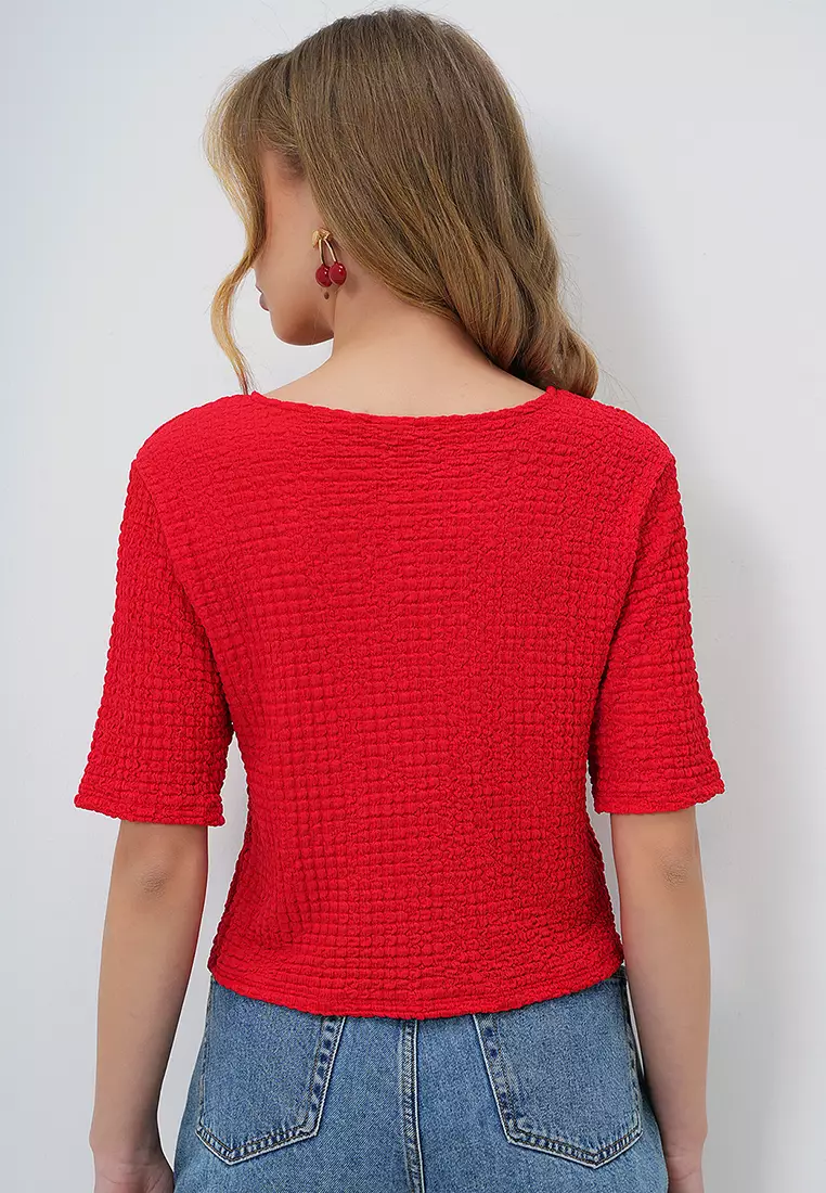 Seersucker Summer Top