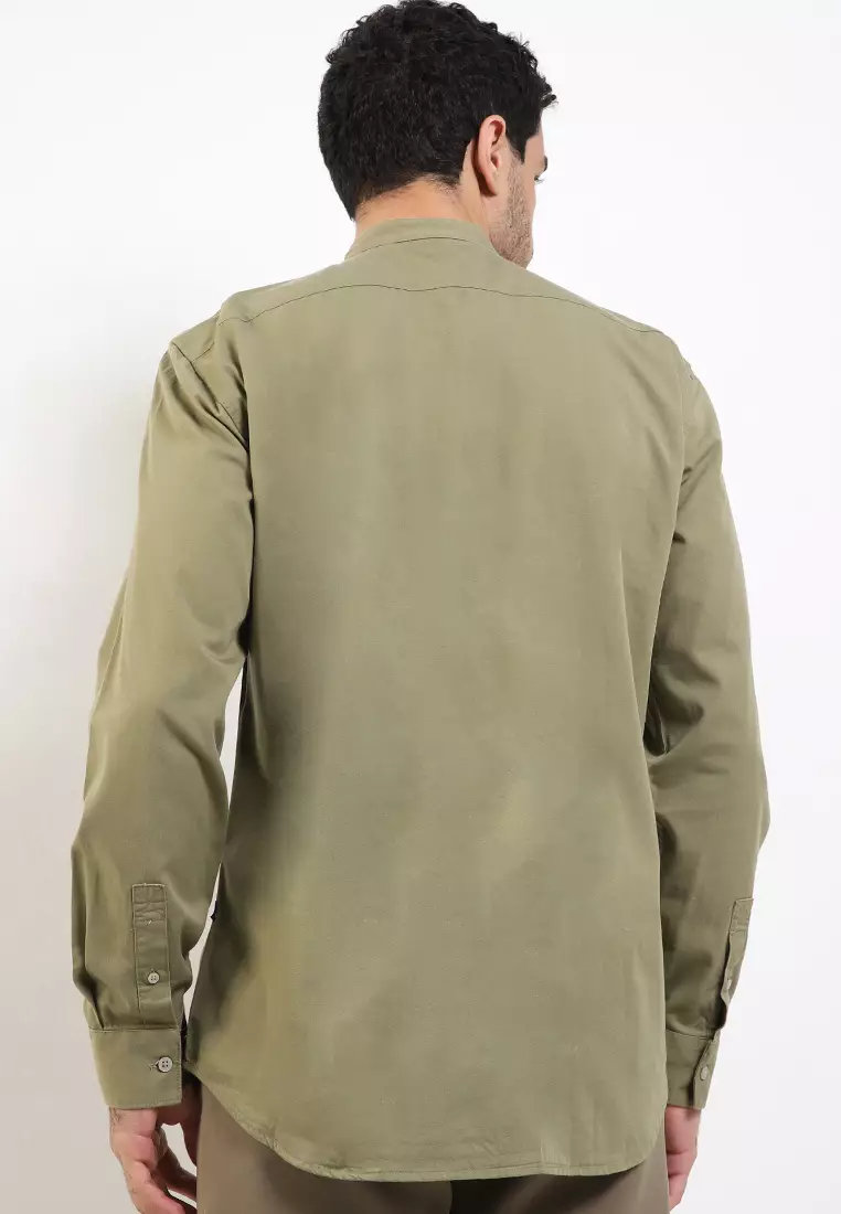 AS Kemeja Koko Lengan Panjang