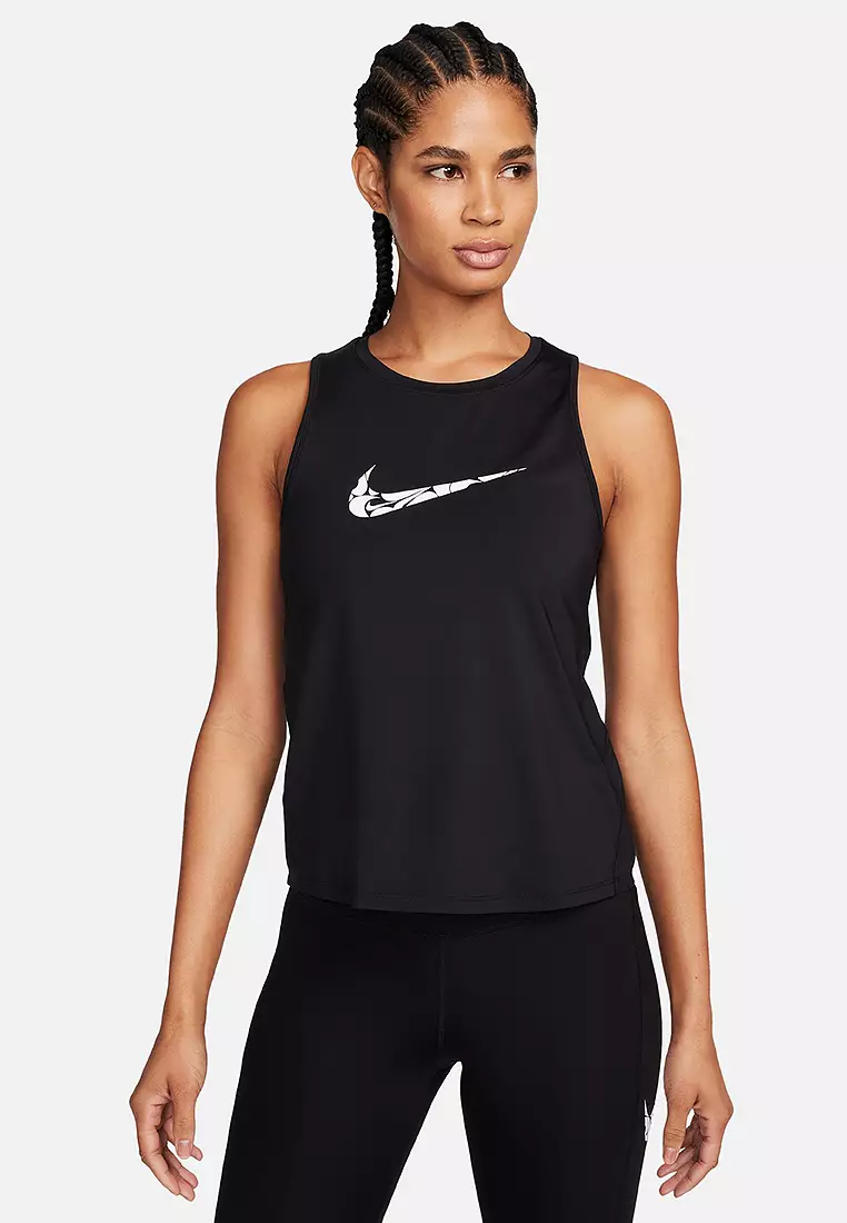 Nike Swoosh HBR Strap Bra White/Black –